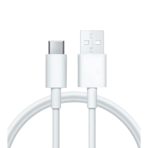 Bubble Type-C Fast Charging & Data Cable | 3A Output, 480Mbps Speed, Universal USB-C Charging Cable – 1 Meter White