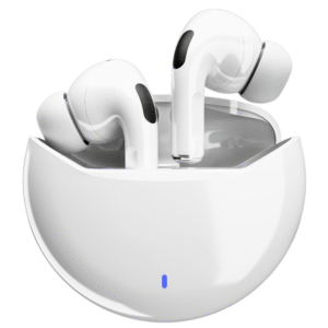 Bubble Wings ENC TWS Wireless Earbuds, 72H Playtime, Bluetooth 5.0, Voice Assistant, Water Resistant, Stereo Sound – WHITE